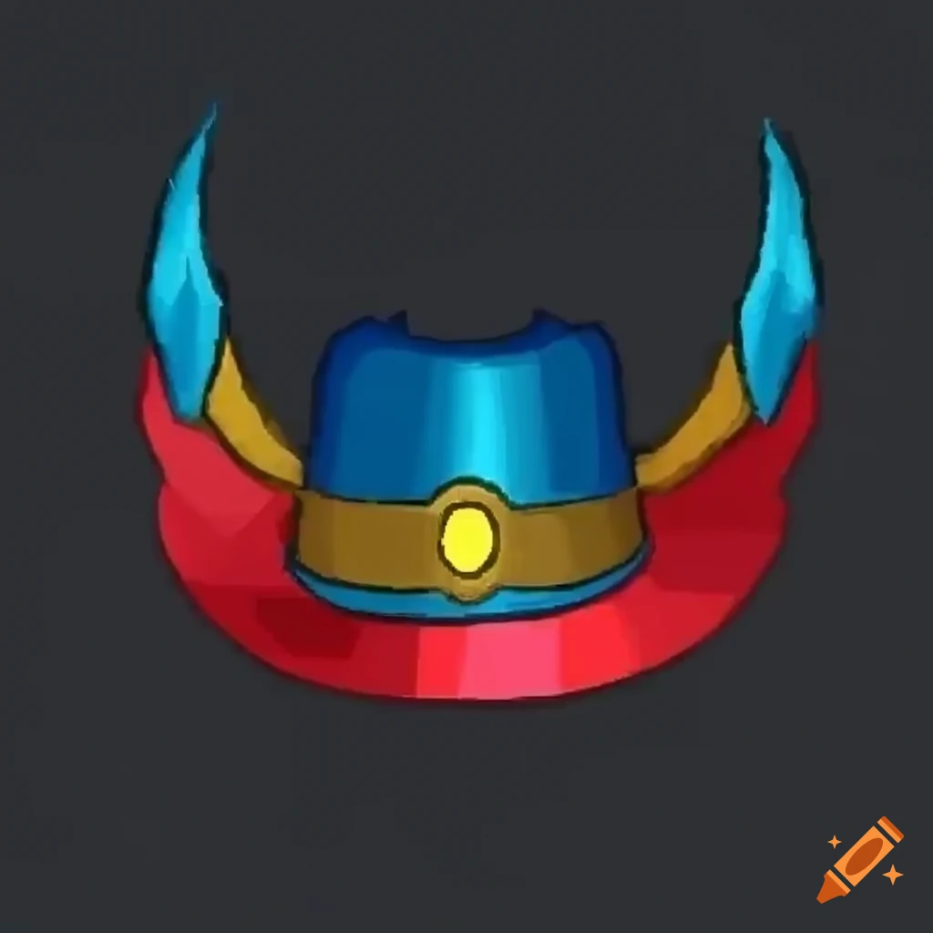 A popular virtual valkyrie hat from the popular game roblox