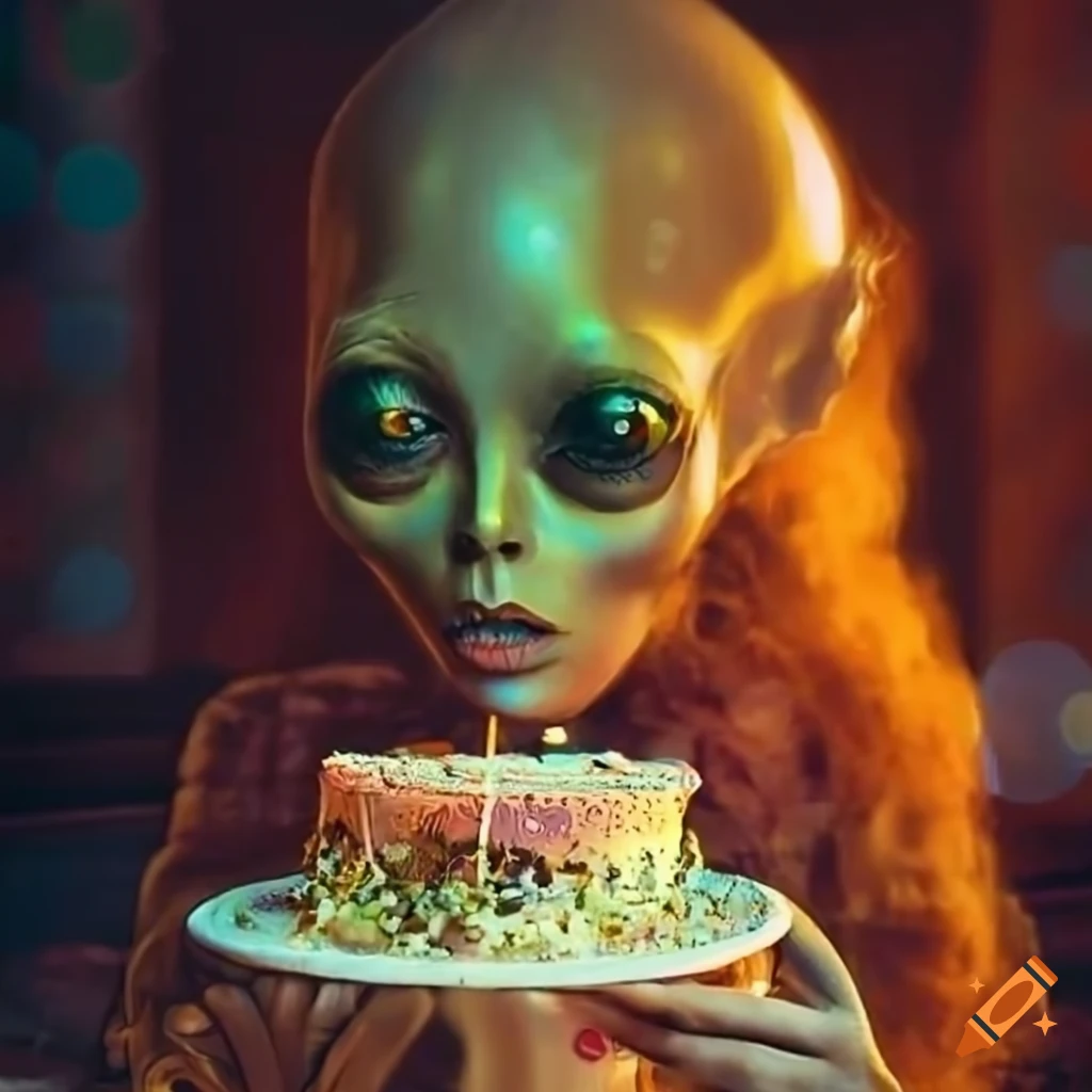 Coolest Alien Birthday Cake
