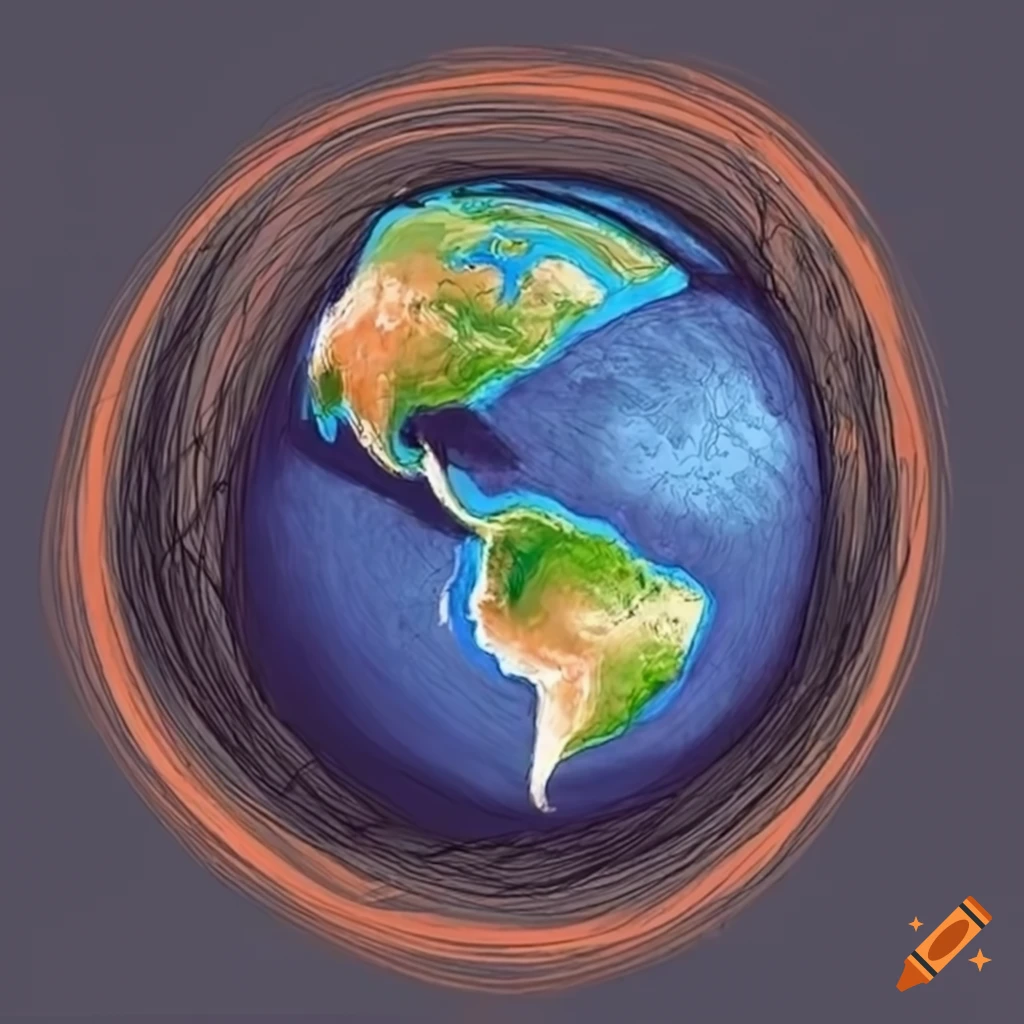 How to Draw the Earth - Really Easy Drawing Tutorial
