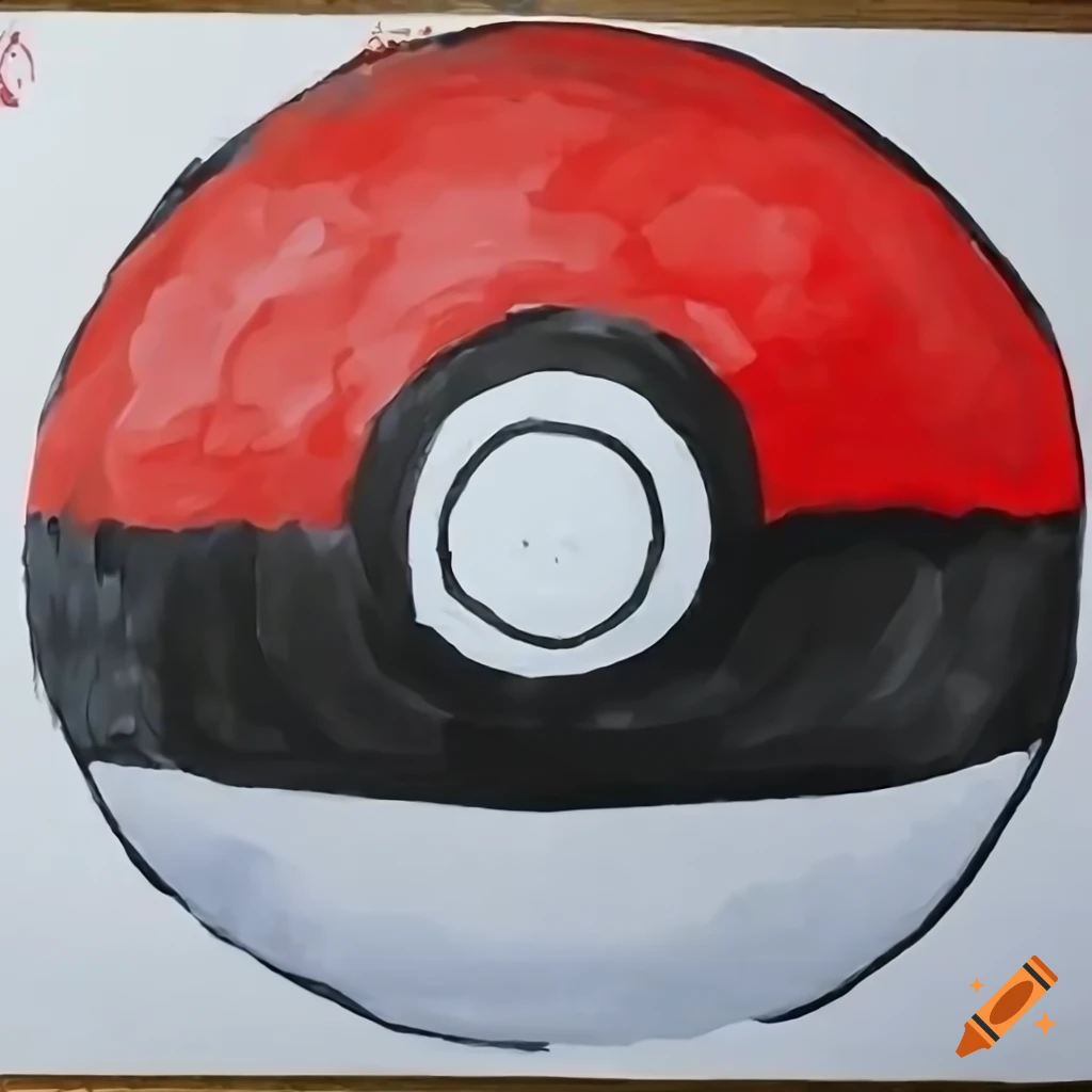 How to Draw a Poke Ball from Pokémon - Really Easy Drawing Tutorial |  Drawing tutorial easy, Easy pokemon drawings, Cute easy drawings