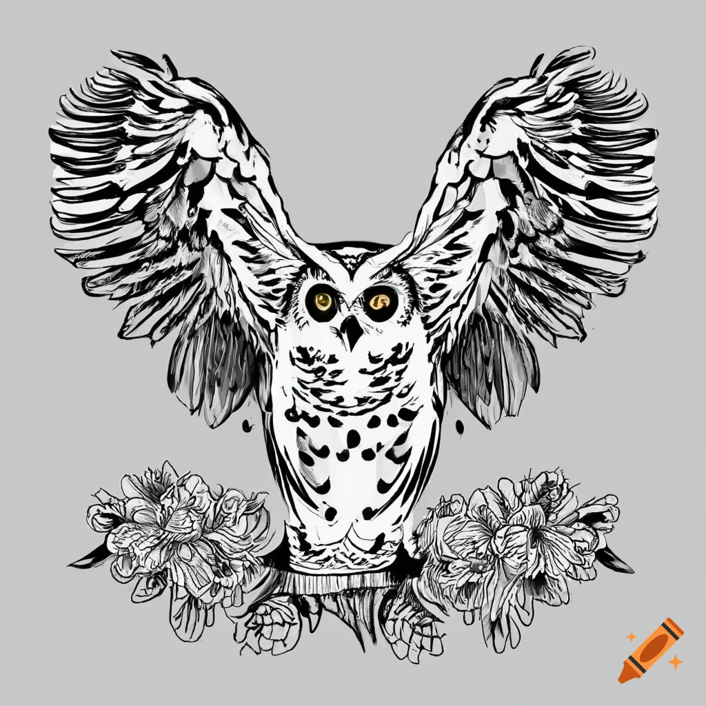 Sketch Tribal Owl Tattoo Owl Logo Stock Vector (Royalty Free) 2170653141 |  Shutterstock