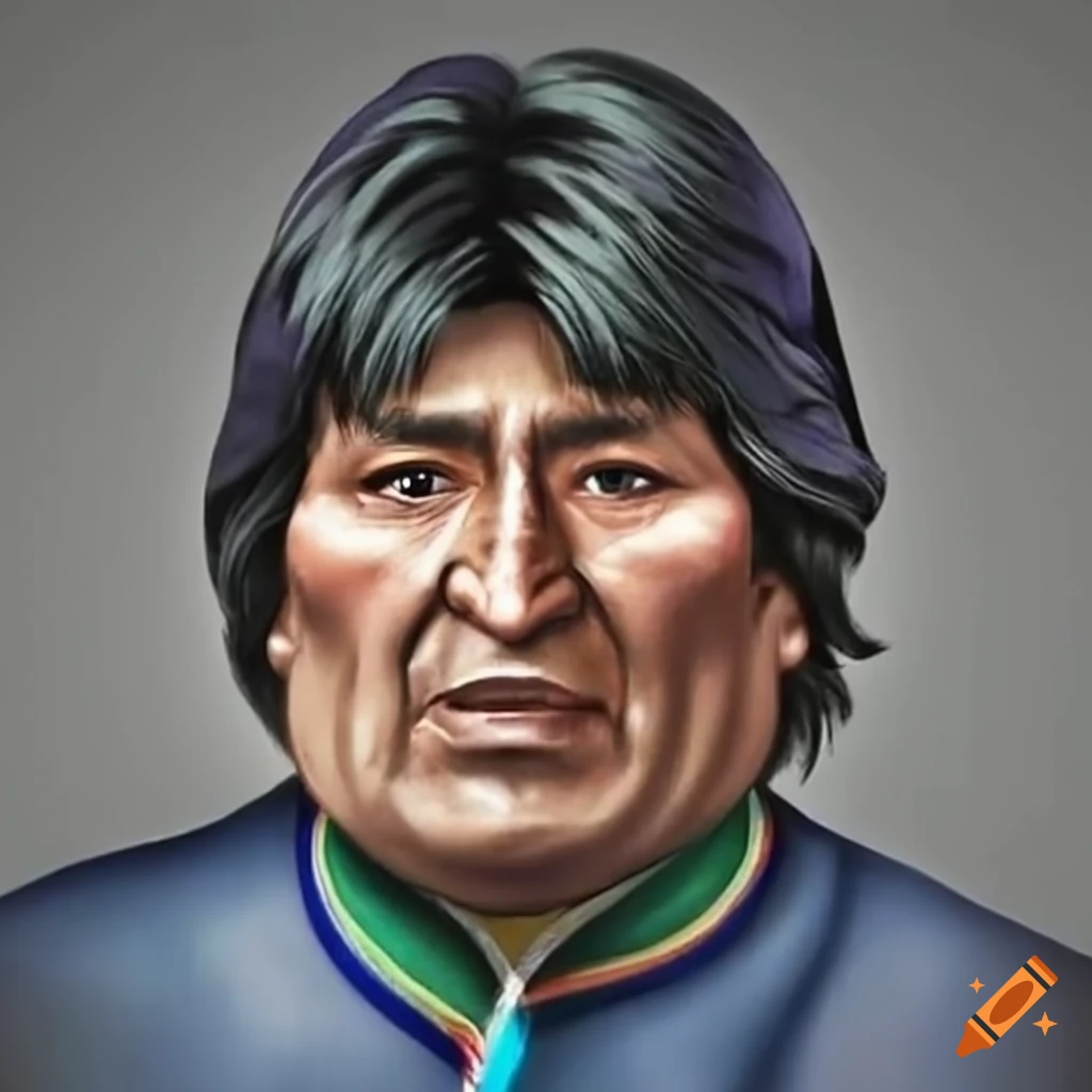 Evo morales on Craiyon