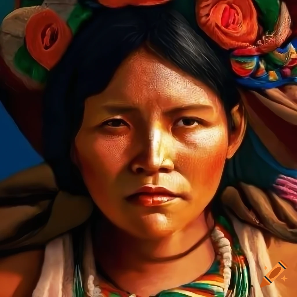 Bolivia woman , high resolution , human portrait , high detail ...
