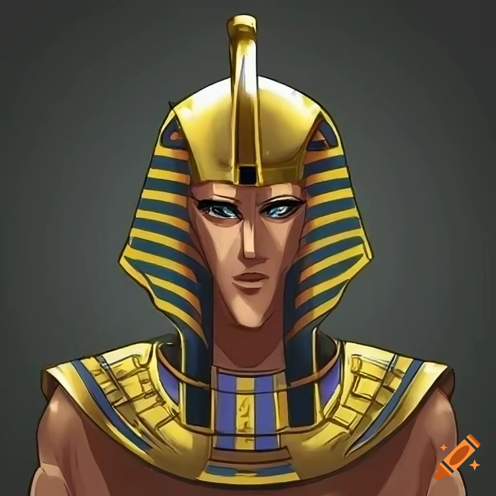 Proud pharaoh #kingtut #egyptian #pharaoh #art #anime #bea… | Flickr