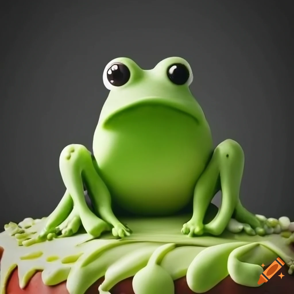 Ready Stock] Frog katak cake topper cake decoration 青蛙蛋糕装饰 | Shopee Malaysia
