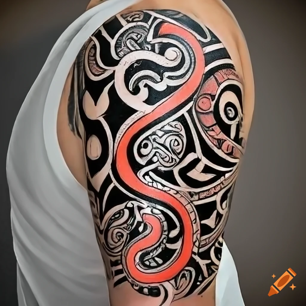 tribal tattoo design pattern polynesian mandala vector, geometric  circleshape rosette maori ornament 10450455 Vector Art at Vecteezy