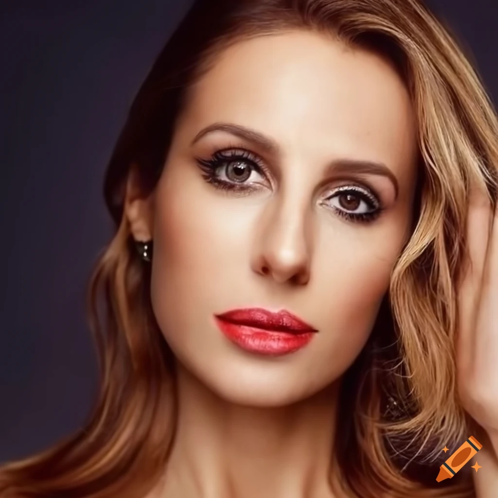 Ana kasparian closeup face glamour portrait