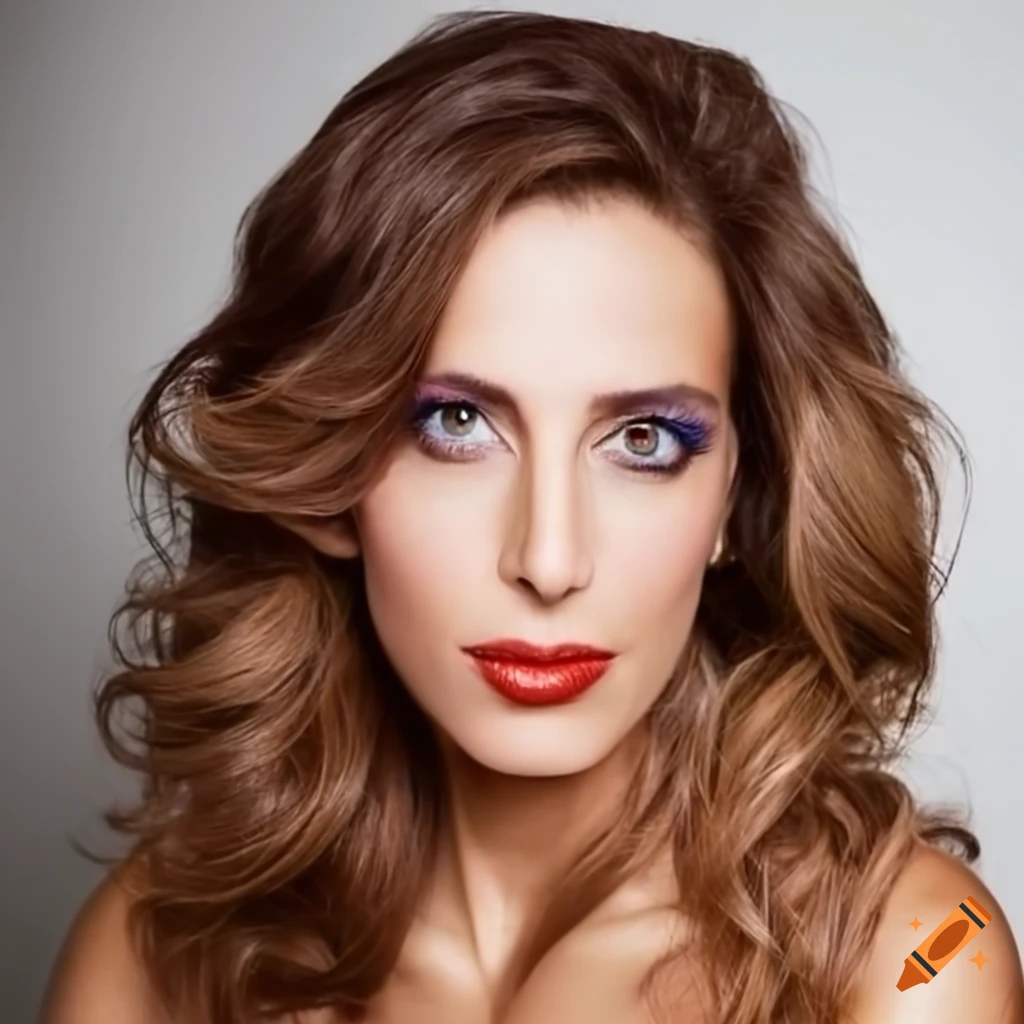 Ana Kasparian, closeup face, glamour portrait