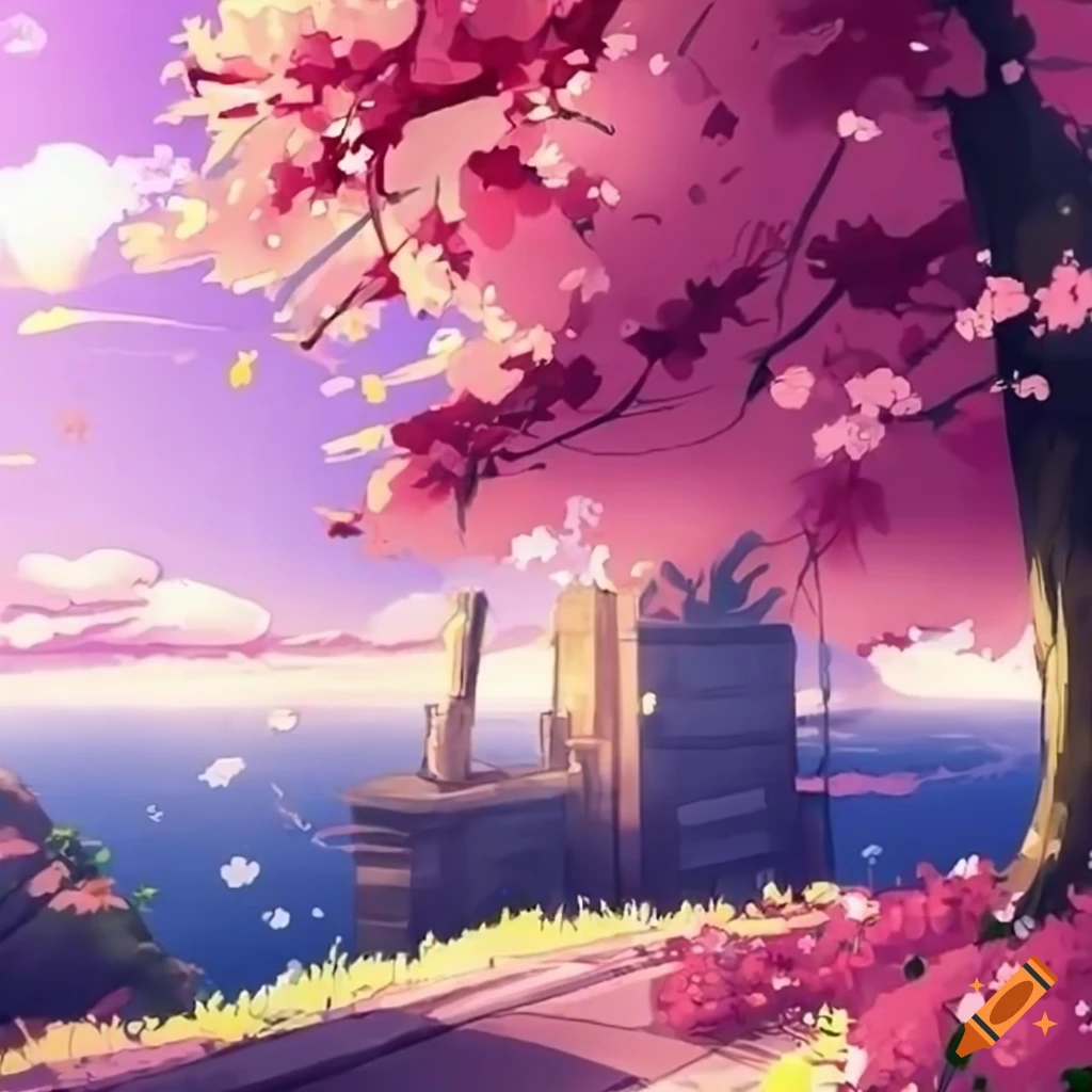 ArtStation - High Fantasy Anime Landscape-demhanvico.com.vn
