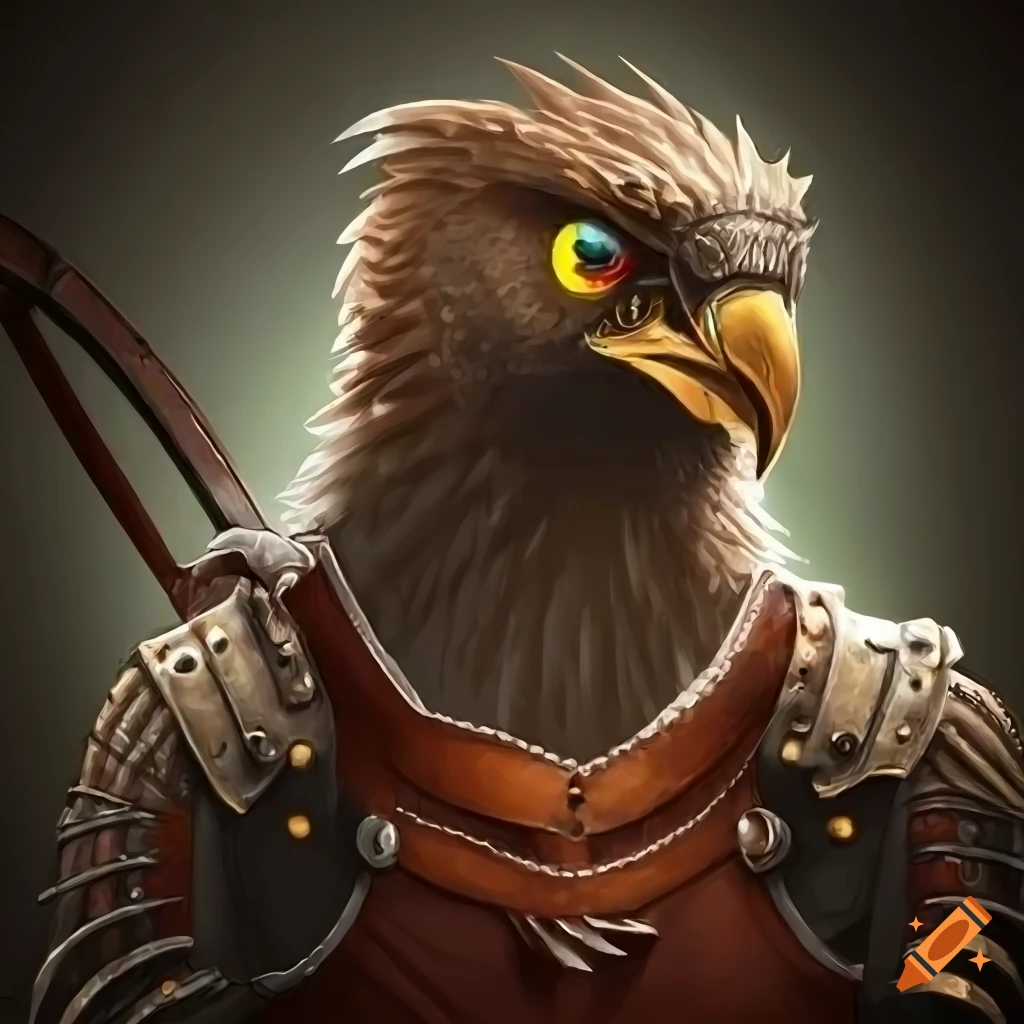 Anthropomorphic eagle