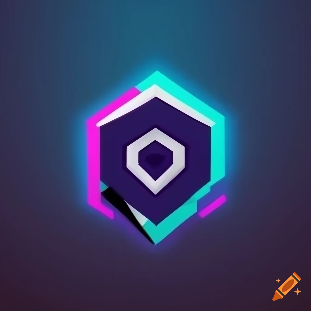 A simple gaming logo for team hexagon esport