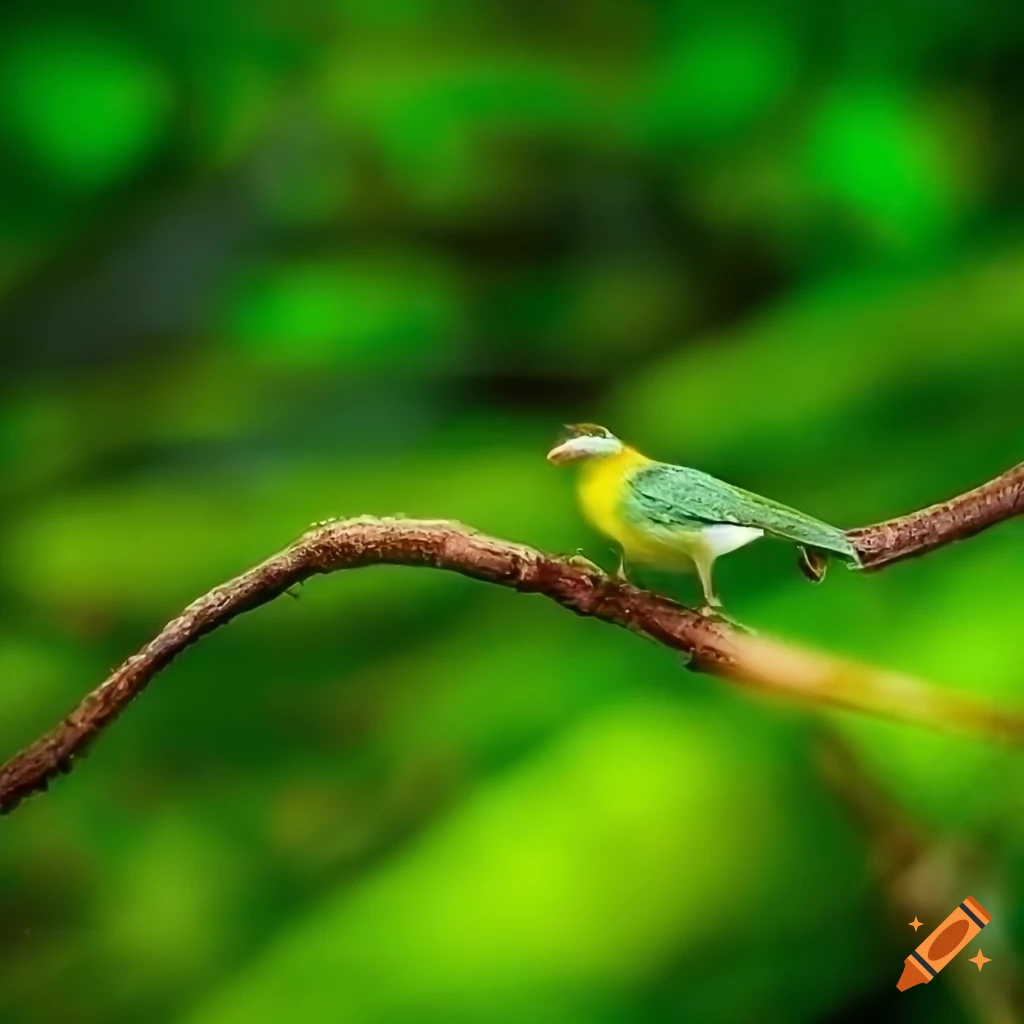 Green on green nature photography