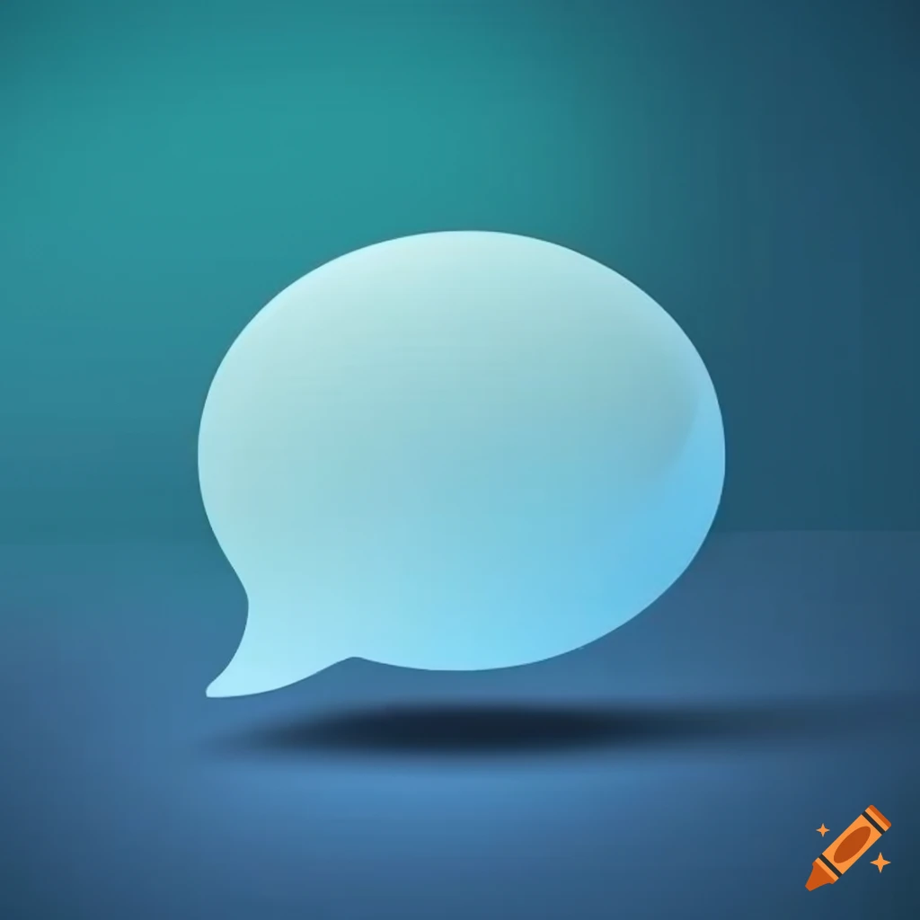 Text chat app on Craiyon