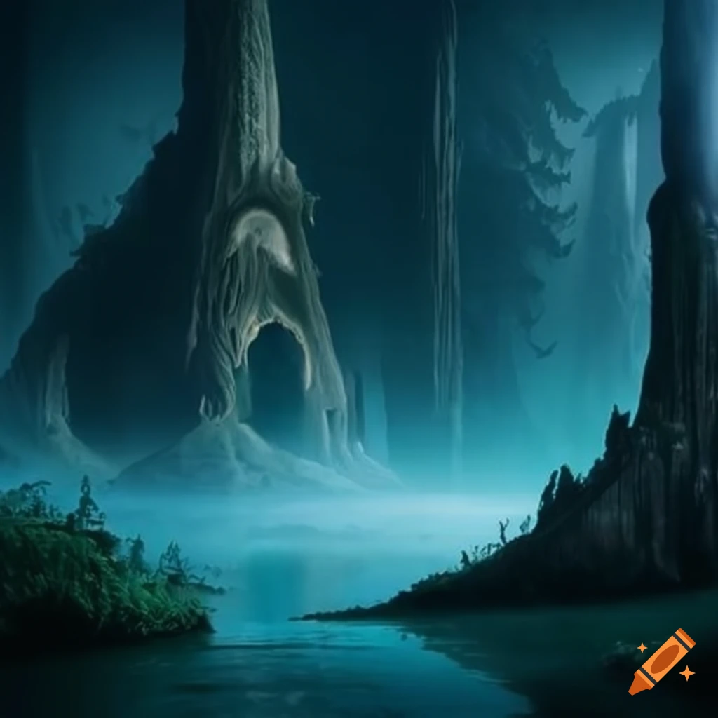 Mystical land on Craiyon