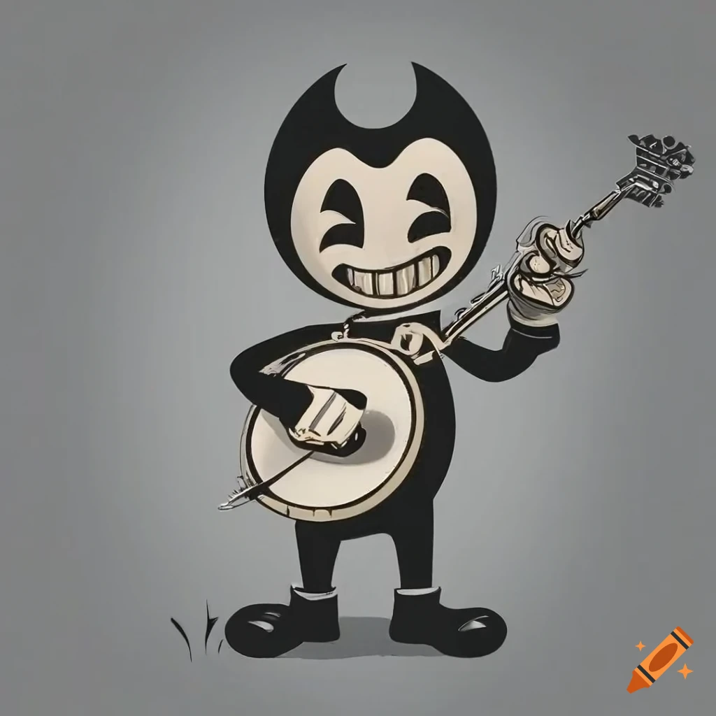 Cute Tiny TOON BENDY [Bendy and the dark revival] | Sticker