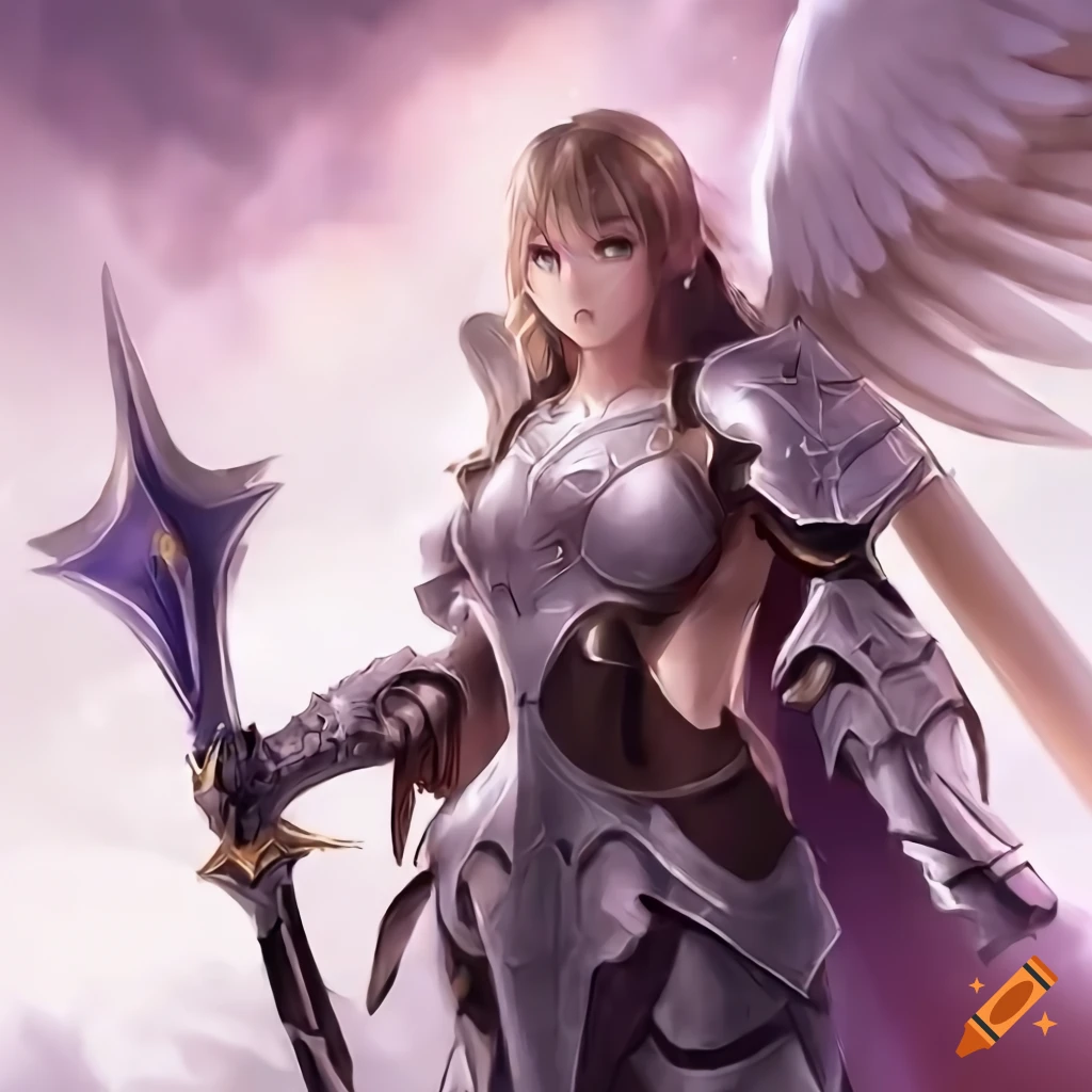 Wallpaper Anime female Angels