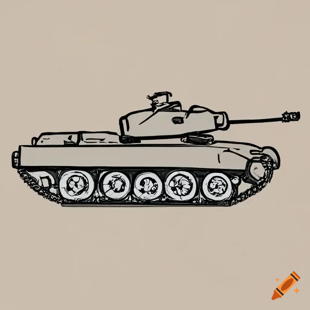Army rocket tank icon modern flat sketch Vectors graphic art designs in  editable .ai .eps .svg .cdr format free and easy download unlimit id:6922760