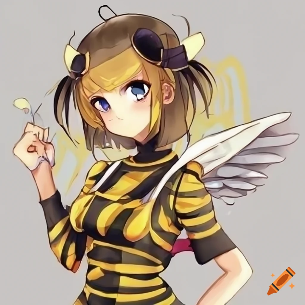 ArtStation - LOL surprise OMG fierce royal bee anime drawing in ibispaint x-nttc.com.vn