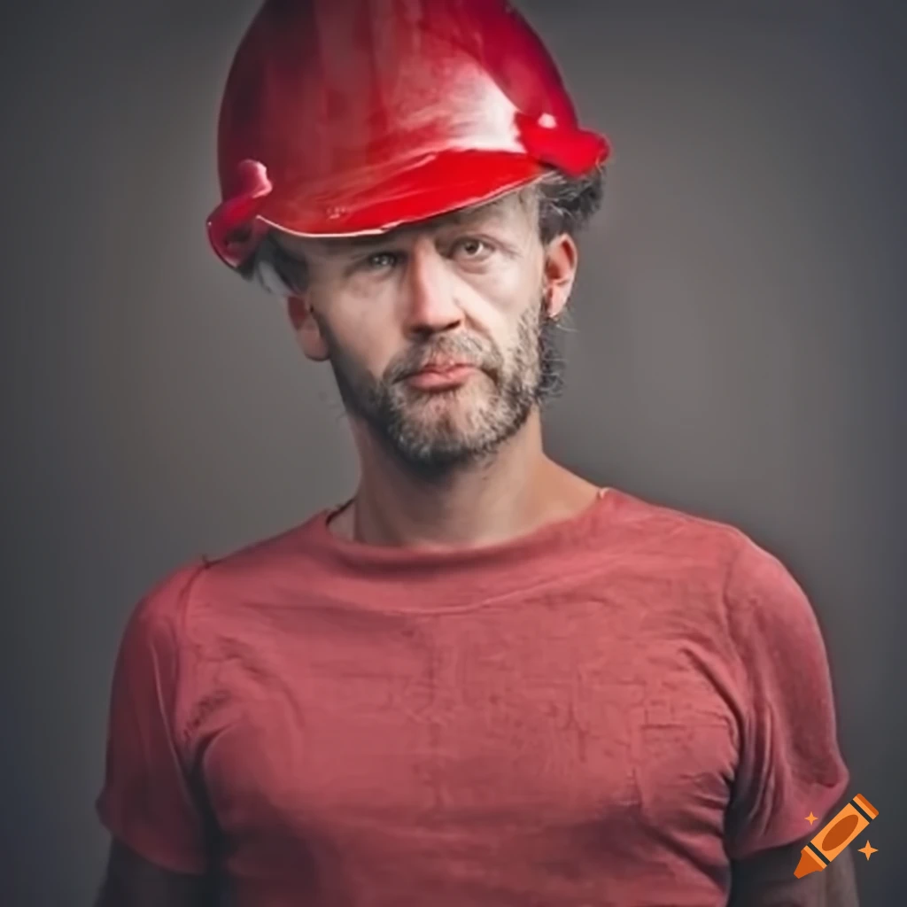 Frontfacingportrait manage35 wears redmarblehardhat