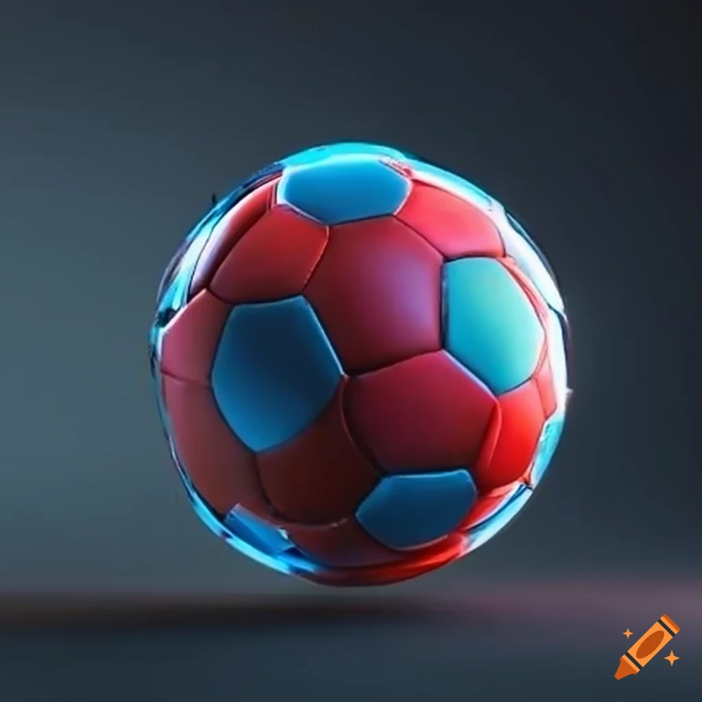 Futuristic soccer ball