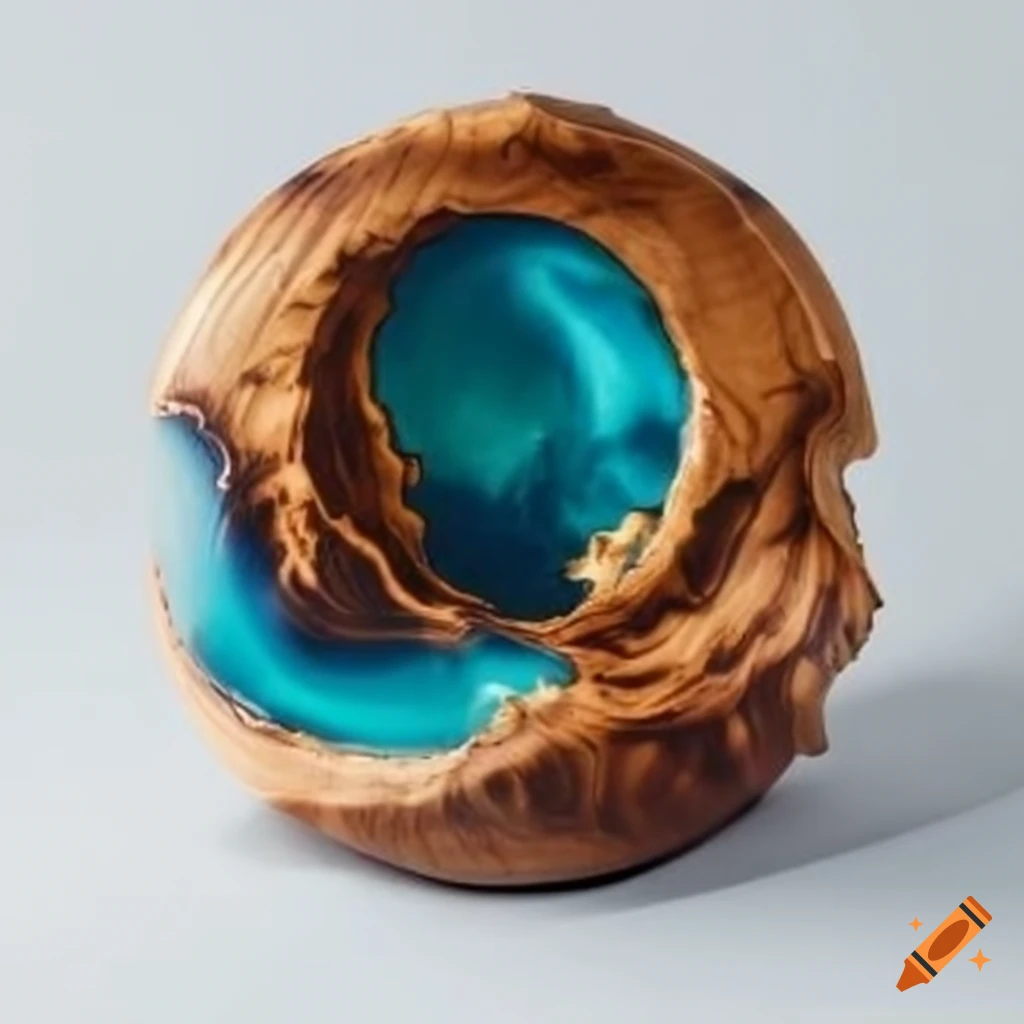 Woodworking, wood and epoxy resin