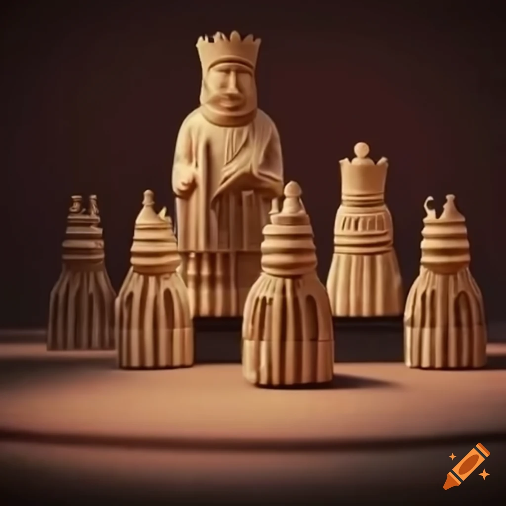 How i beat puzzle rush chess with lewis chessmen in the style of a