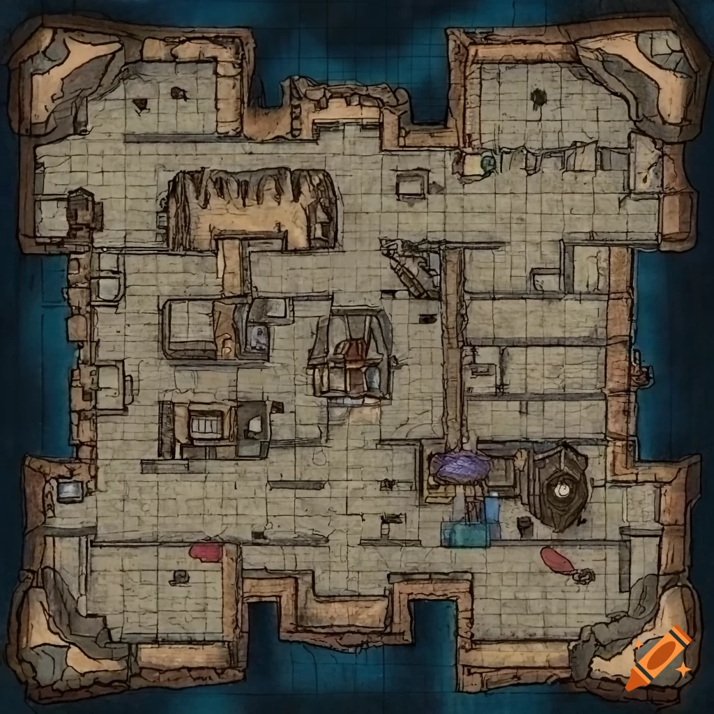 The Dungeon That Never End - Level 7 : r/dndmaps