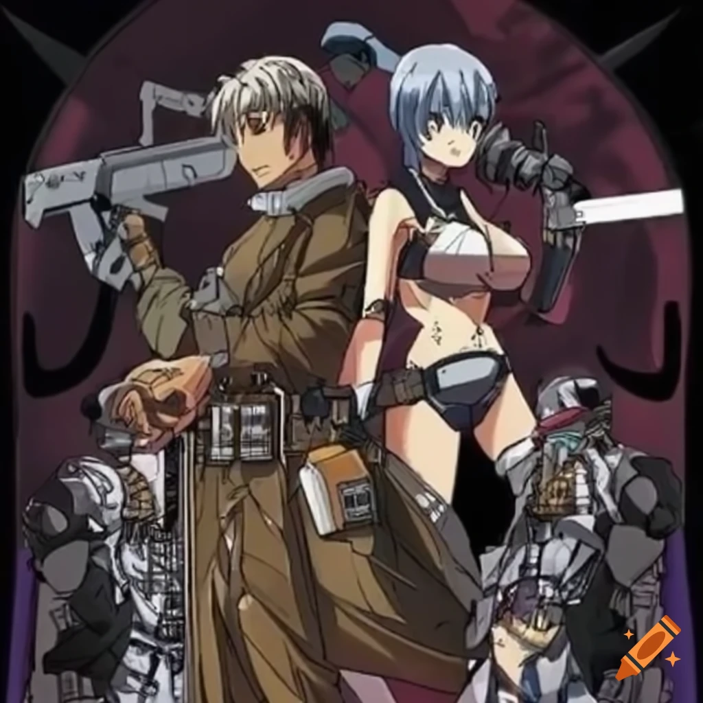 Anime teaming up with a bounty hunter