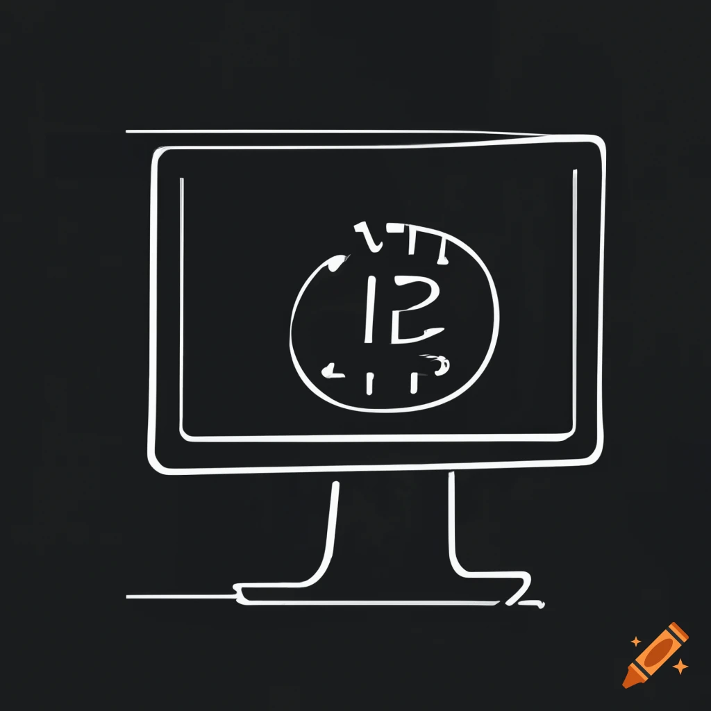 Cryptocurrency in text terminal (black theme) on Craiyon