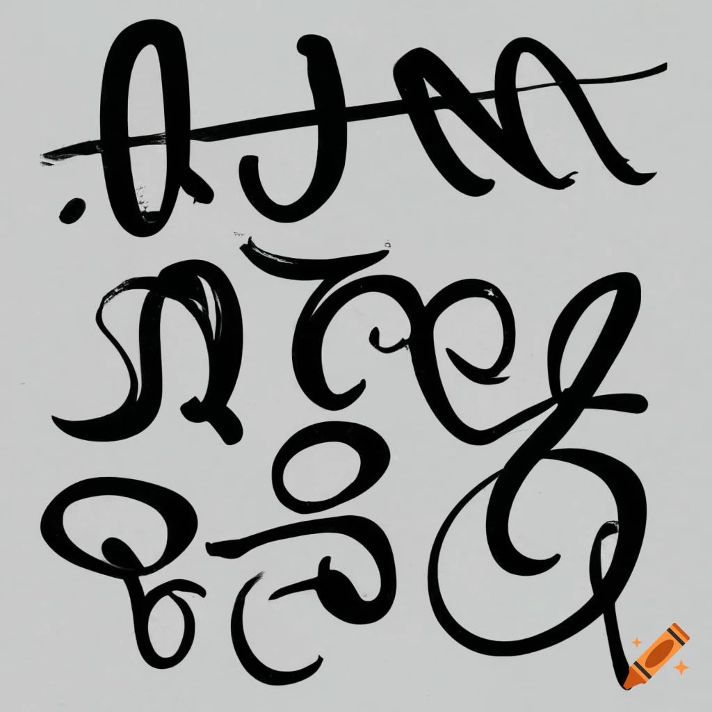 fancy calligraphy alphabet fonts
