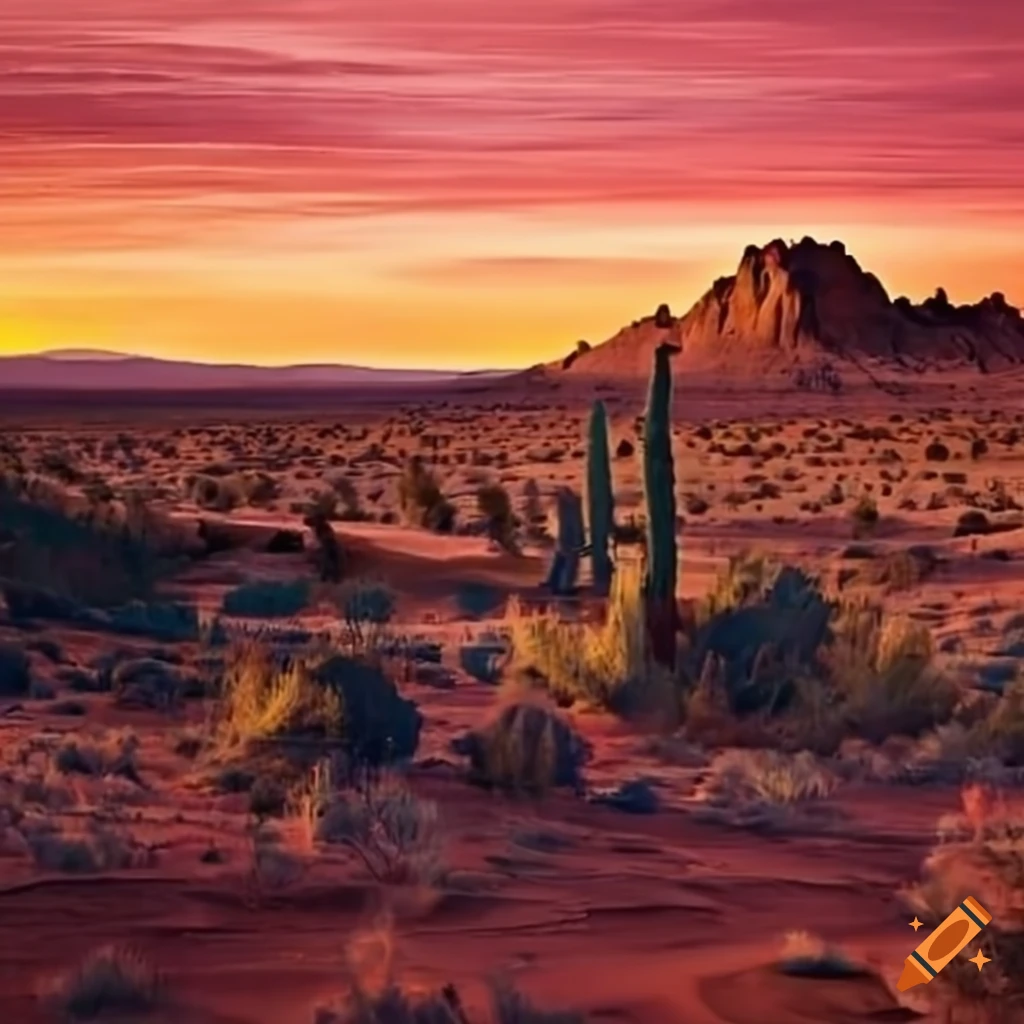 New mexico desert scene