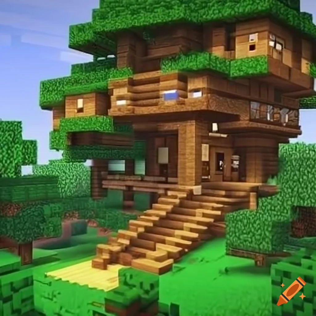 como fazer casa no minecraft estilo jungle