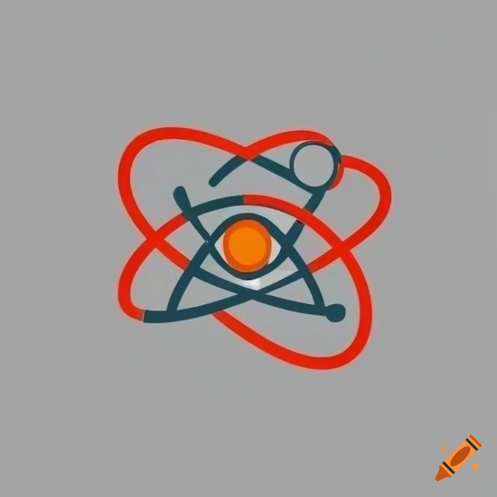 Science atom symbol isolated Royalty Free Vector Image