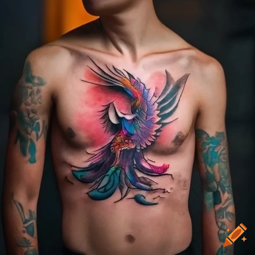 Phoenix Back Piece Tattoo — Yoso Tattoo - Japanese Tattoo - 刺青 宮崎市