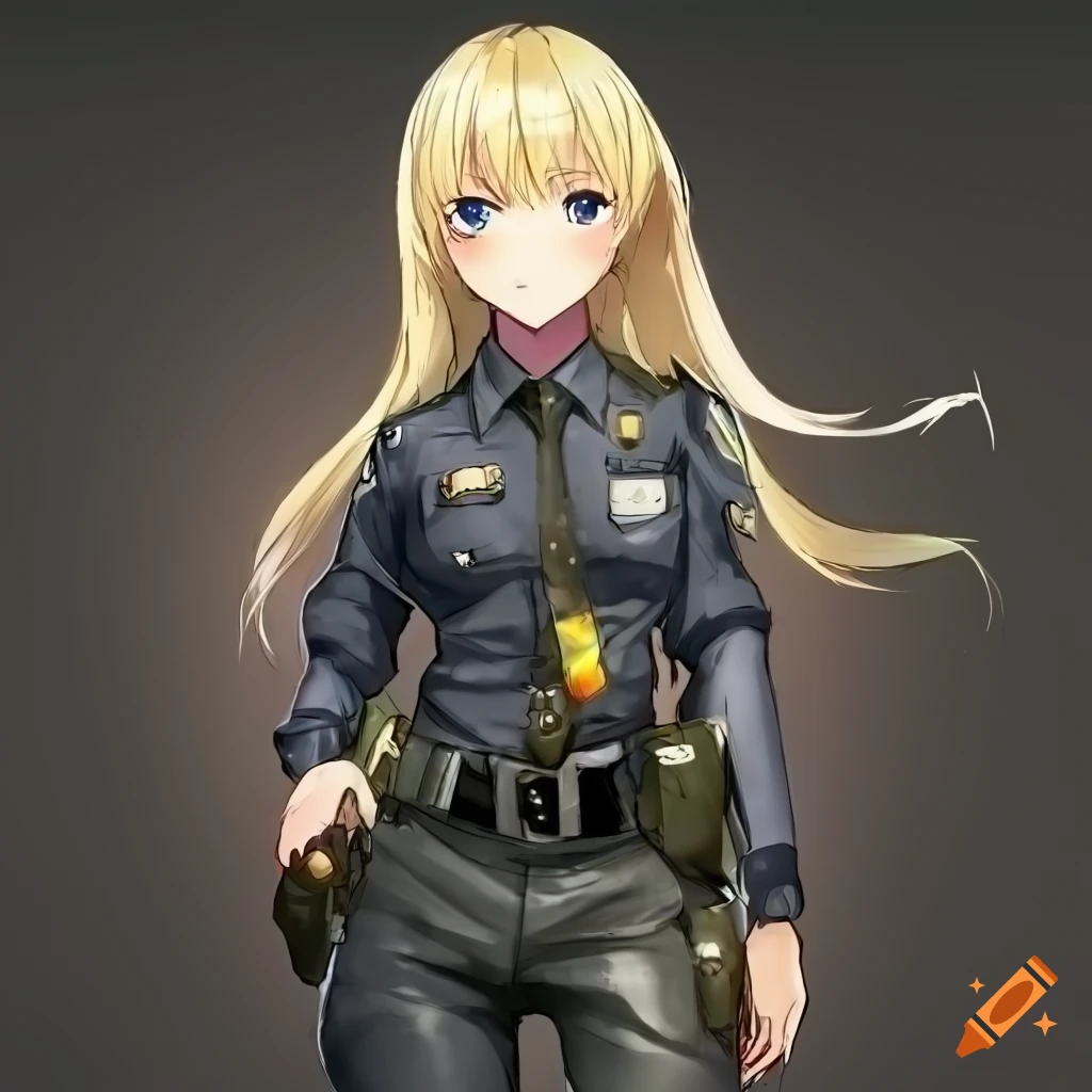 Anime police woman
