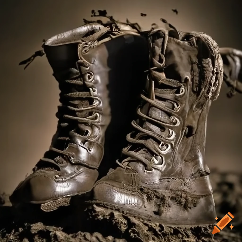Boots in mud