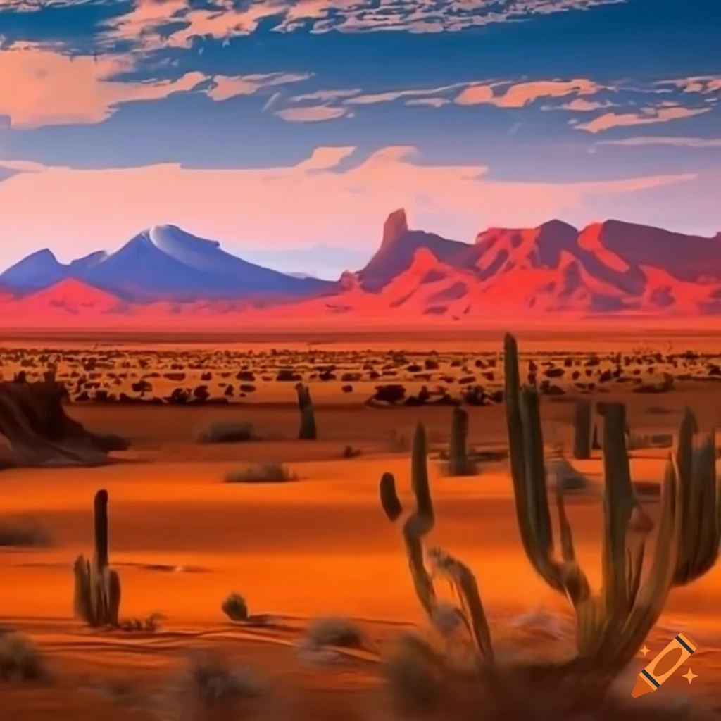 New mexico desert scene