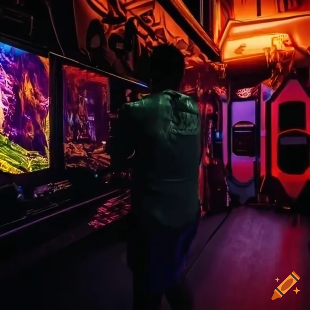 Adrenaline-filled gaming experience on Craiyon