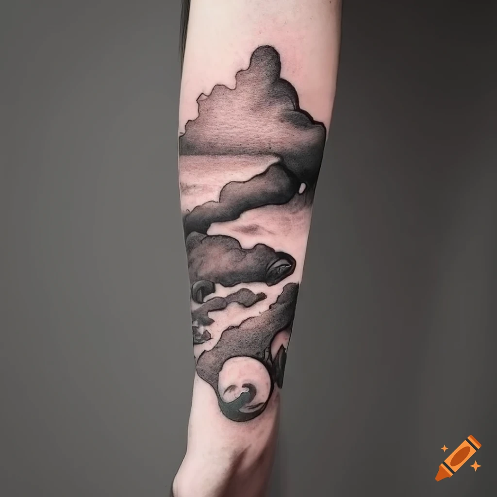 storm cloud tattoos