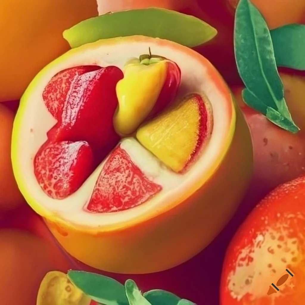 Instragram in fruit colour 😍 on Craiyon