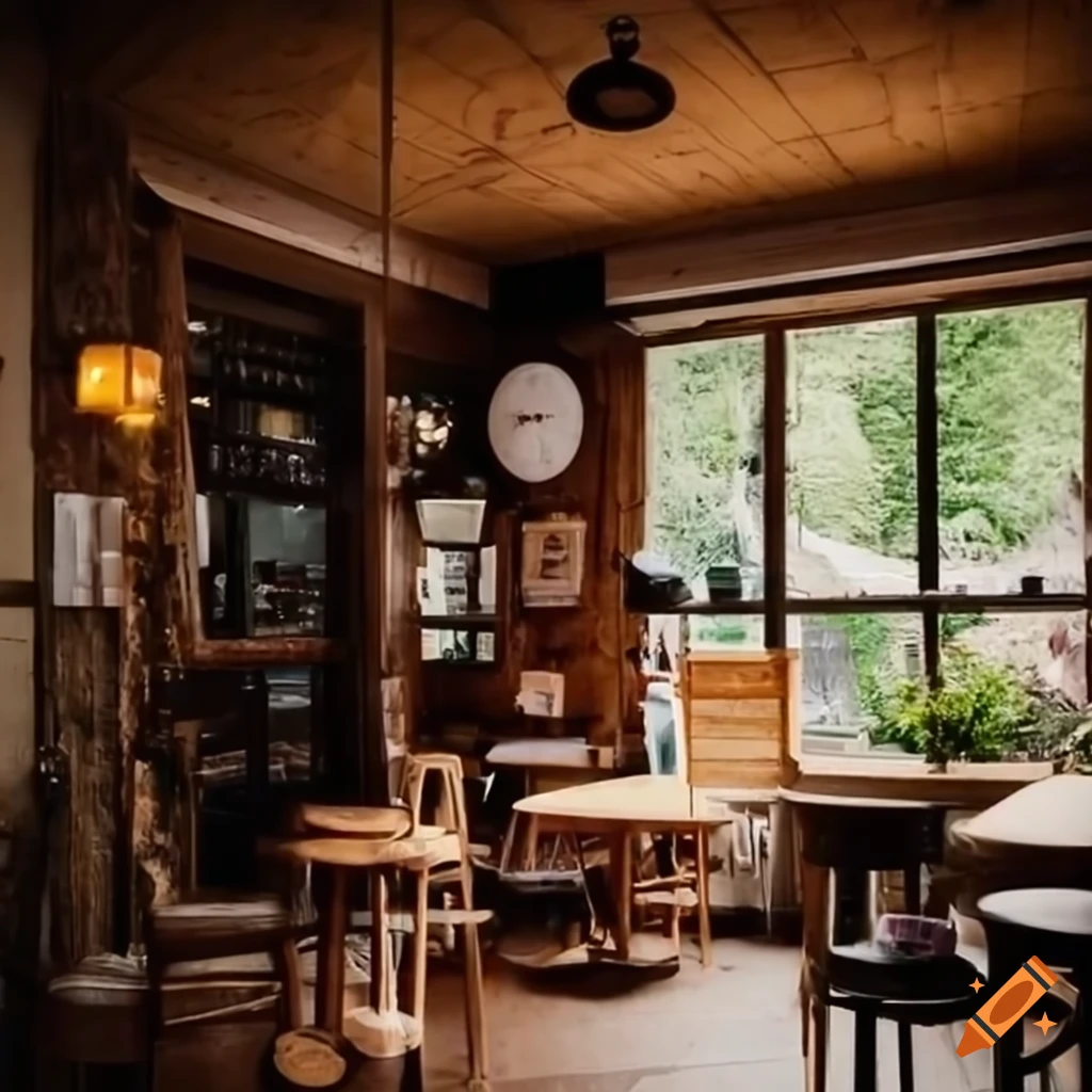 Cottage core coffee shop on Craiyon