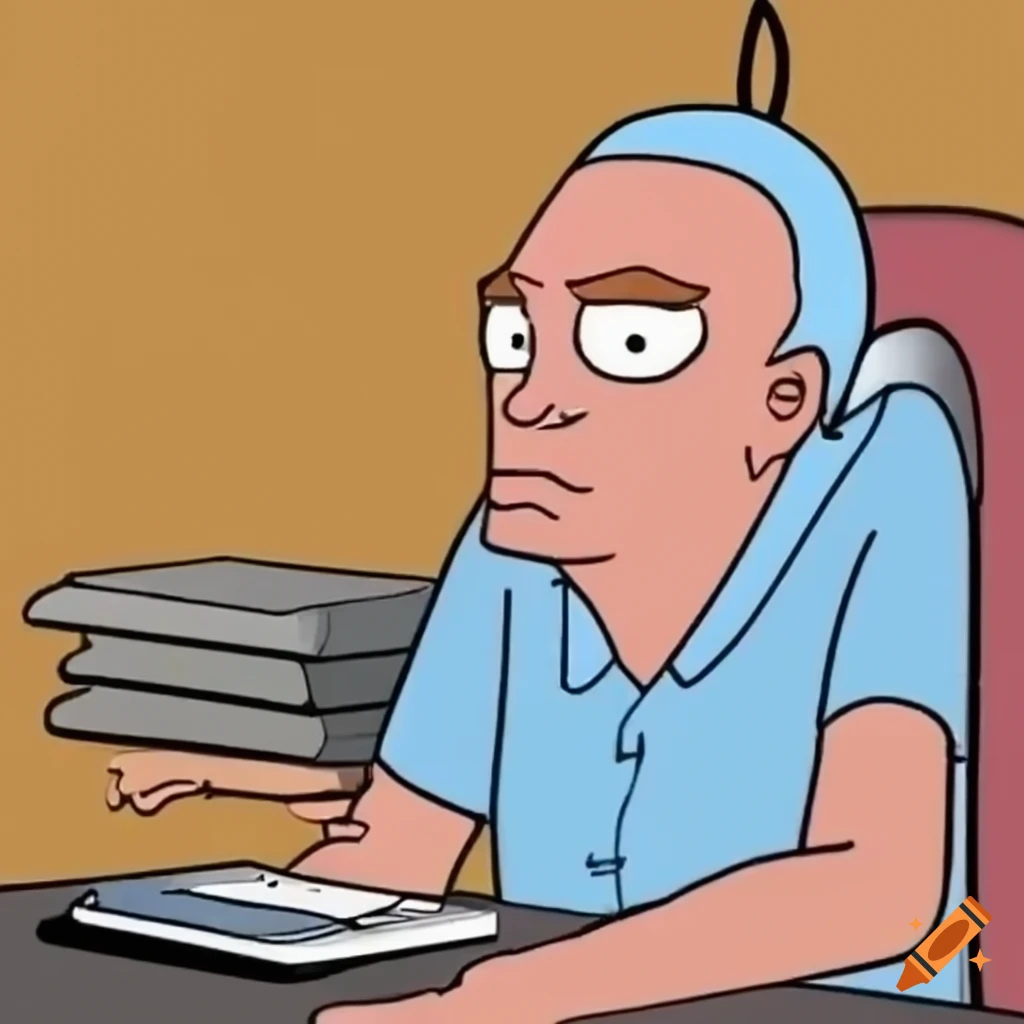 Change my mind desk meme cartoon