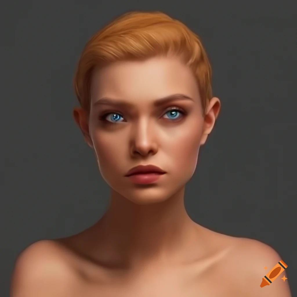 Caucasian metahuman diverse origin ethnicity adult body slim garment