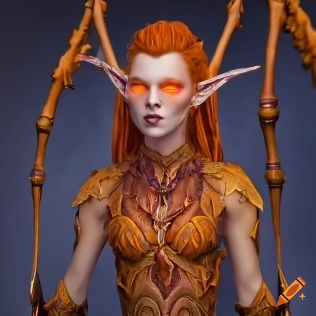 Blood Elf Fire Mage Ginger Robe Insect Kerrigan blood-elf-fire-mage-ginger-robe-insect-kerrigan