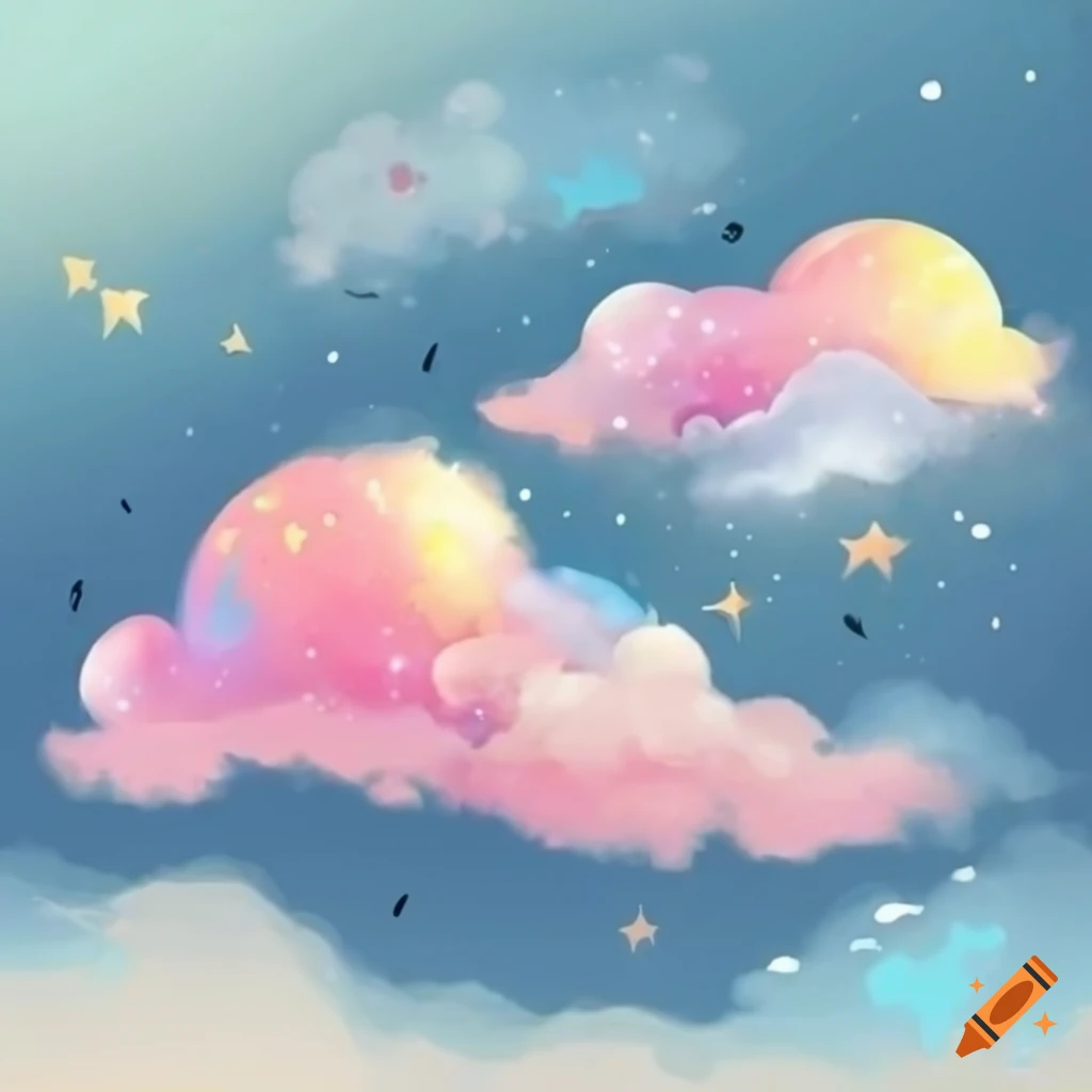 Lets Paint Anime Style Cumulus Cloud - YouTube
