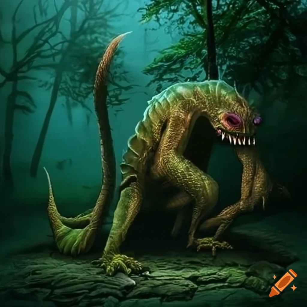 Nature monster on Craiyon