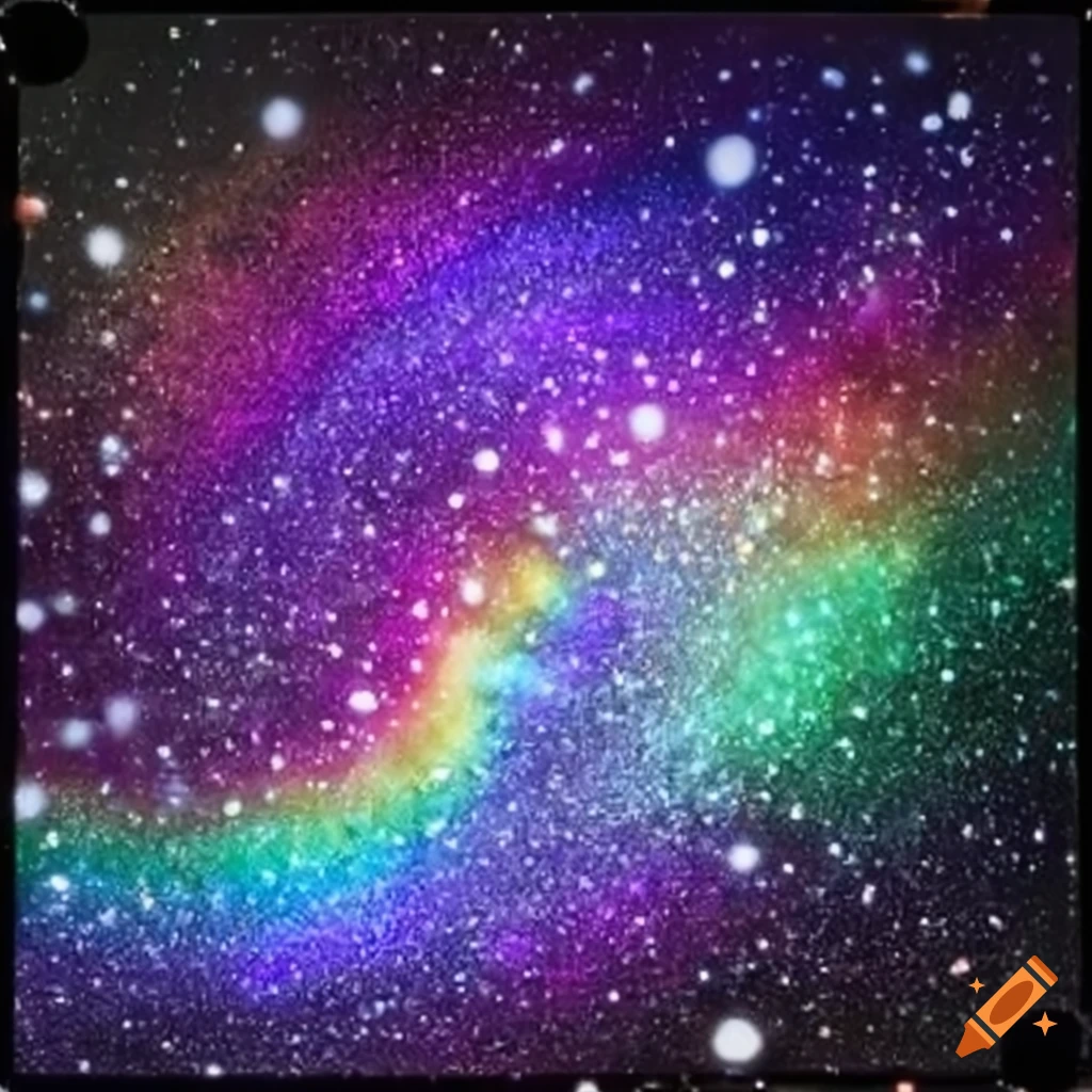 Rainbow Galaxy Crystals
