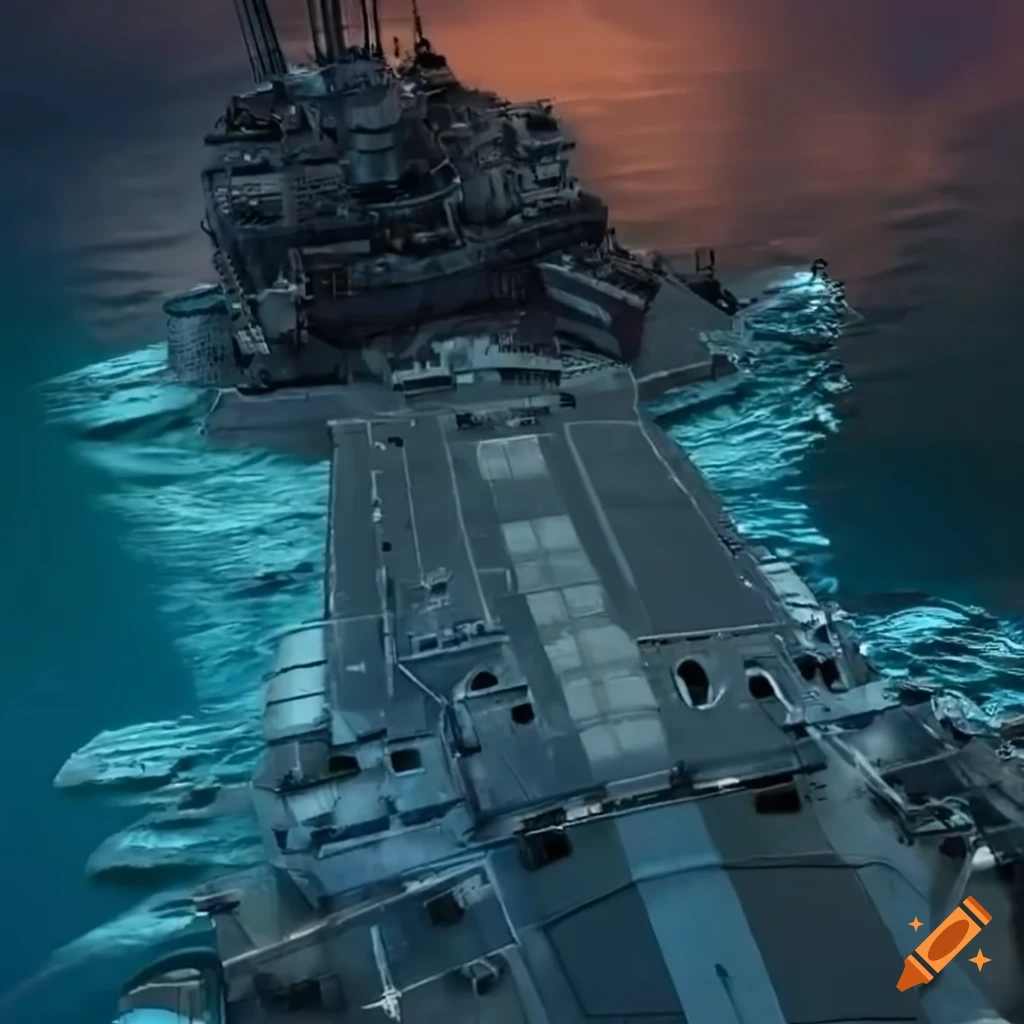 abandoned aircraft carrier