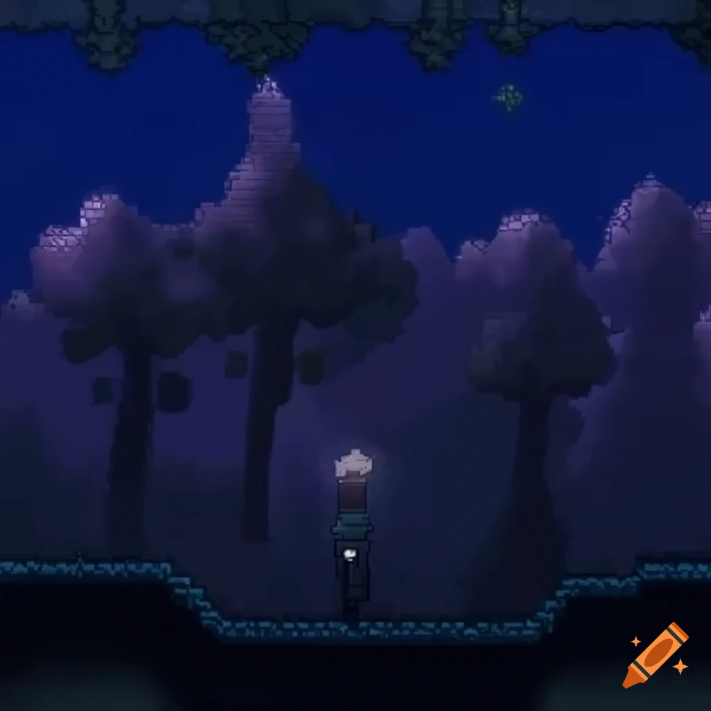 Prominent terraria servers on craiyon