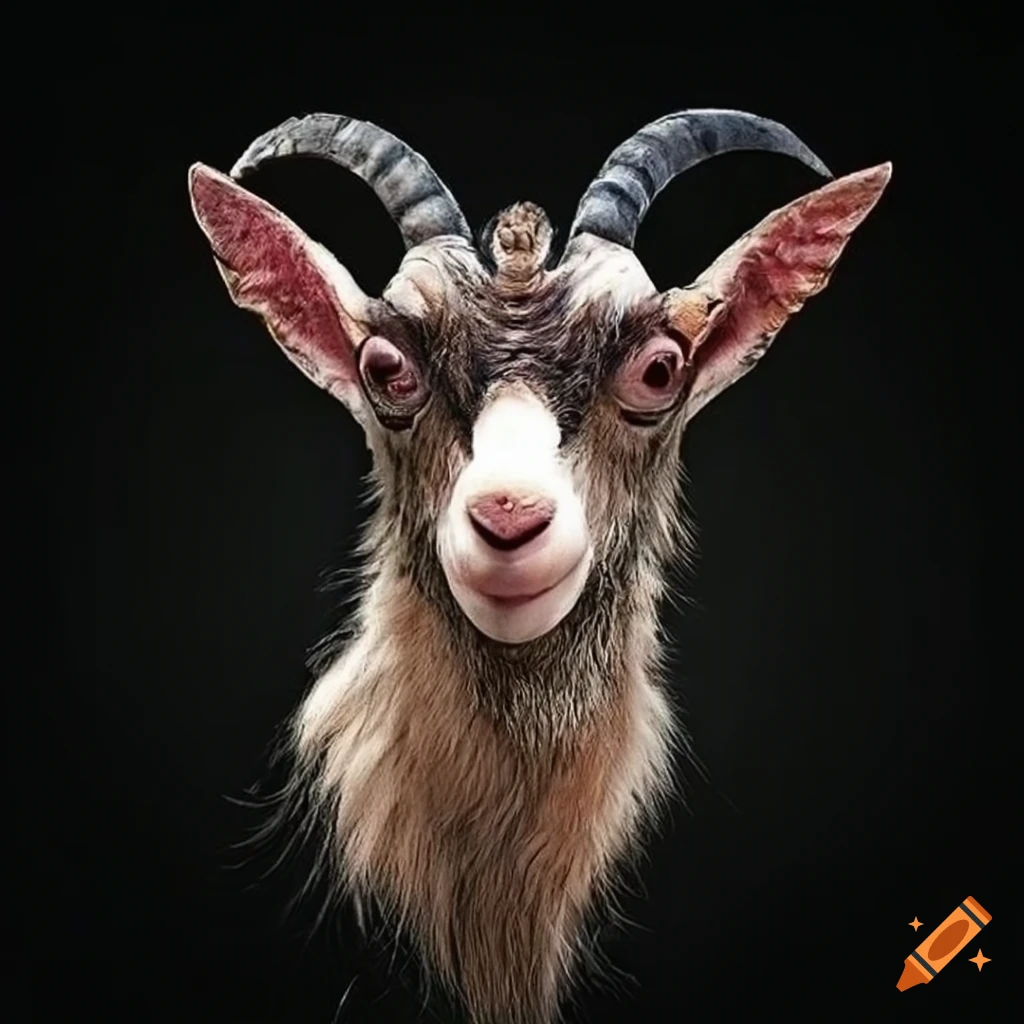 Crazy goat on Craiyon